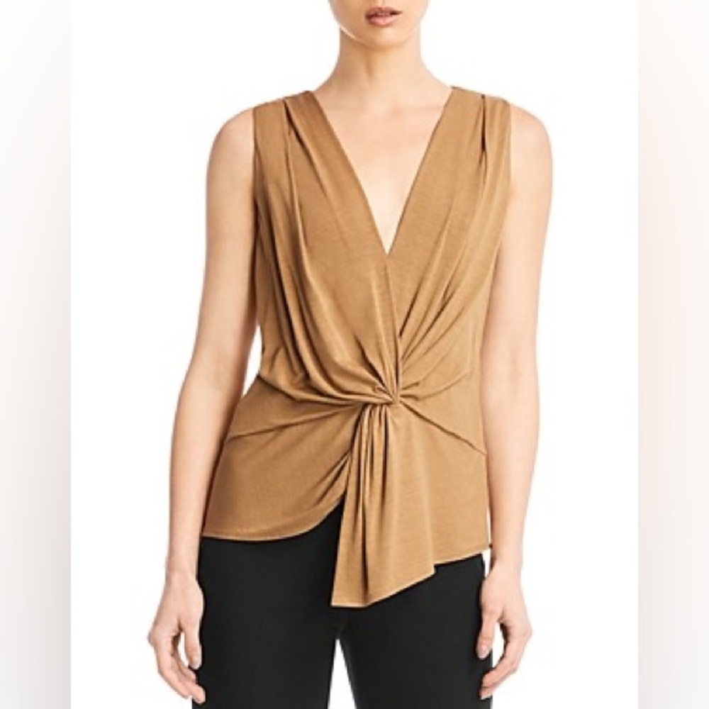 Bailey 44 Amber Twist Front Top in Camel